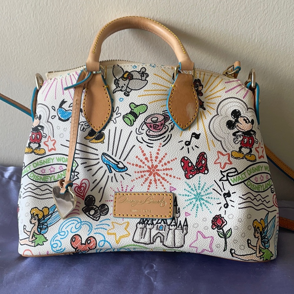 Disney Dooney and Bourke Sketch Crossbody Satchel